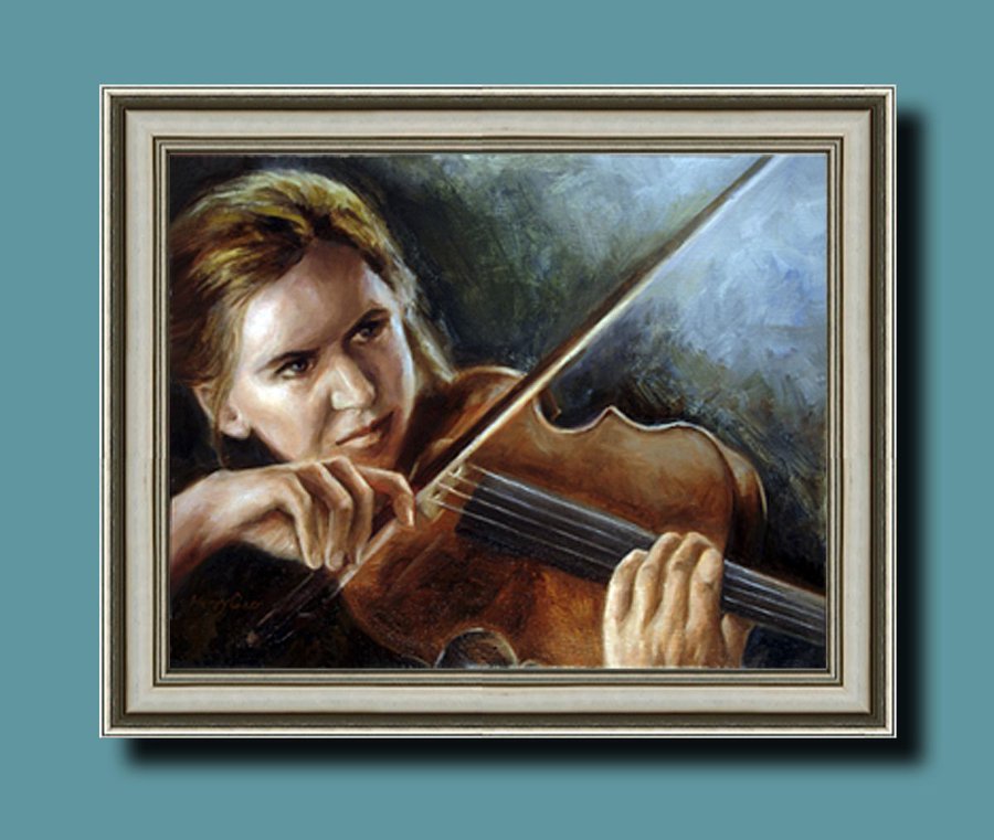 The music of the early morning Oil painting by Henry Cao | Artfinder