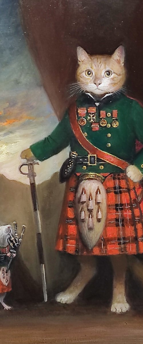 Scottish Cat 🐱 🐭 by HELINDA (Olga Müller)