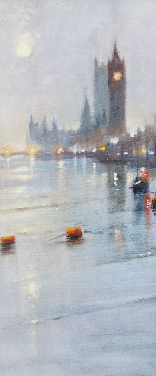 Westminster Twilight, London by Alan Harris