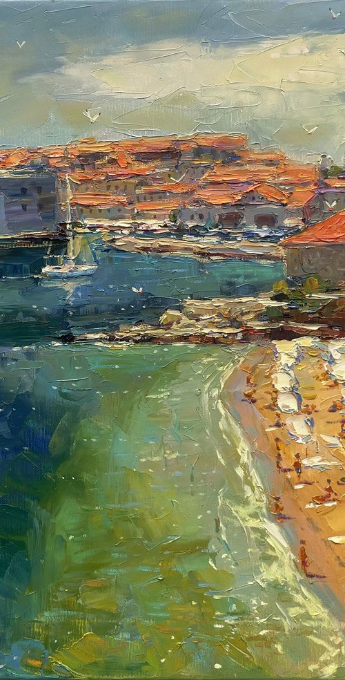 "Bay in Dubrovnik" by Evgeny Chernyakovsky