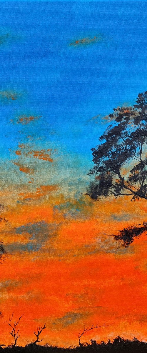Orange sunset 2 by Daniel Urbaník