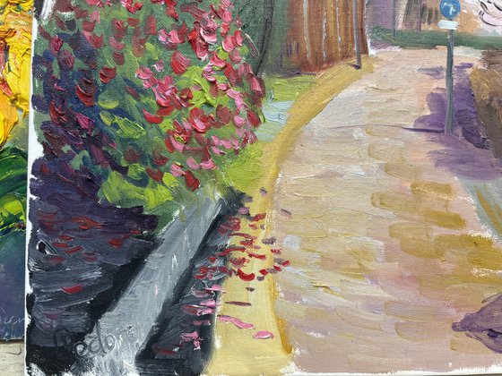 Blossoming Trees and Windmill