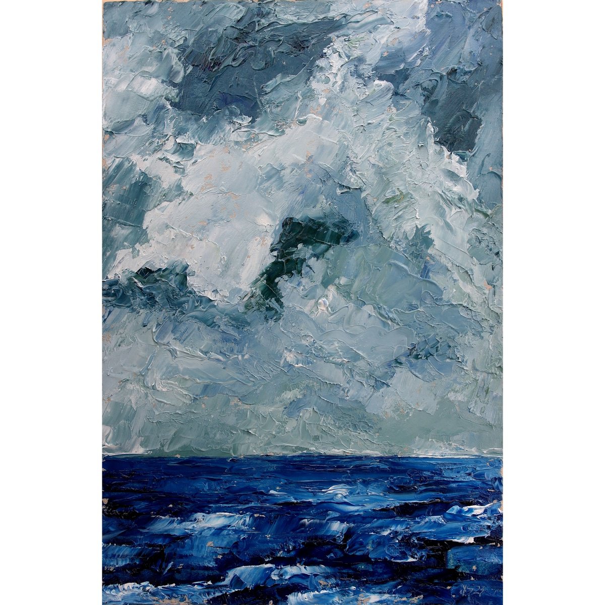 Seascape, Stormy Skies by Juri Semjonov