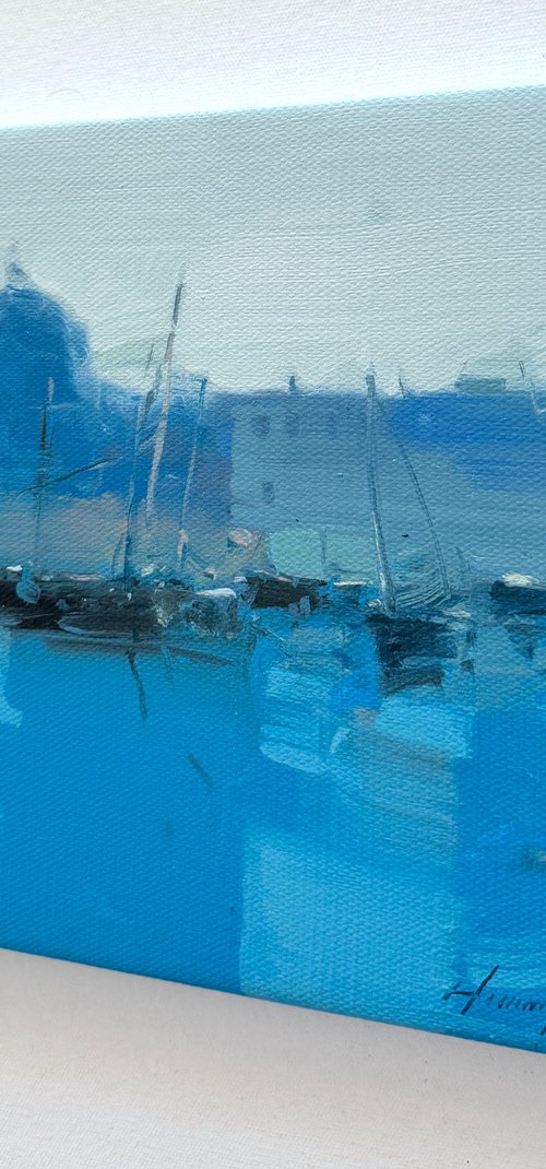 Evening Harbor by Vahe Yeremyan