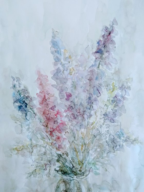 Delphinium 50x65 cm 2025