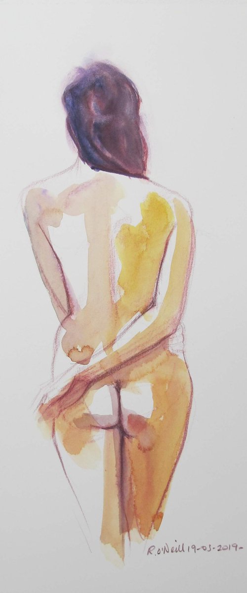 Standing female nude by Rory O’Neill