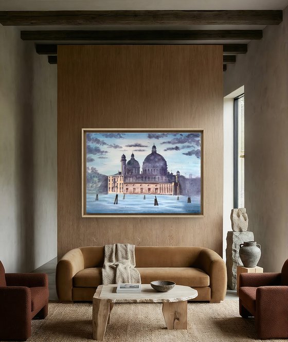 Warm Foggy Sunrise in Venice