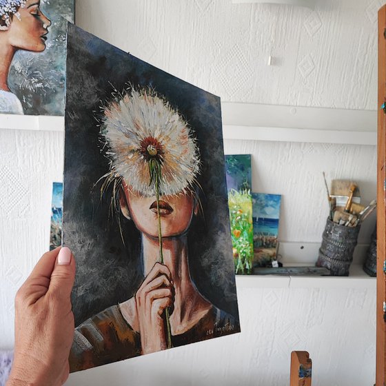 Behind the Dandelion