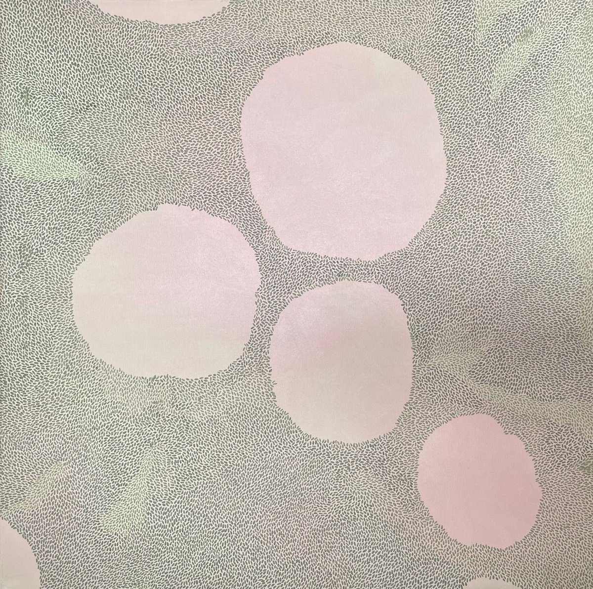 Abstract Oil Painting By Flora Butler, 30 X 30, Rebirth, Original Artwork