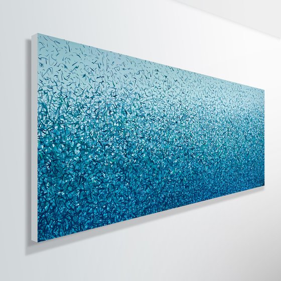 The Woolloomooloo Water Dance 152 x 61cm acrylic on canvas