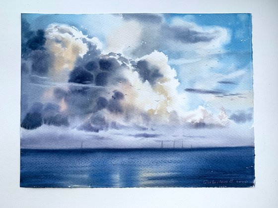 Sea cloudscape