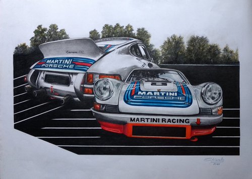 Porsche 911RS Carrera Martini. by Nicky Chiarello