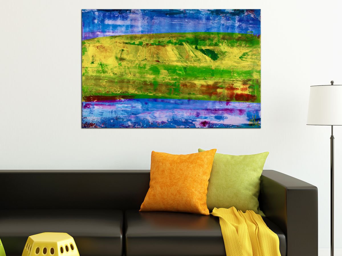 Aerial West Coast View By Nestor Toro, 36 X 24, Artwork For Sale On Artfinder