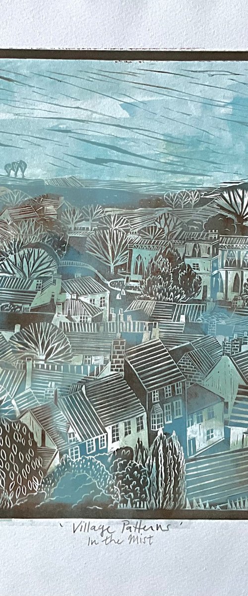 Village Patterns (In the Mist) by Alison  Headley