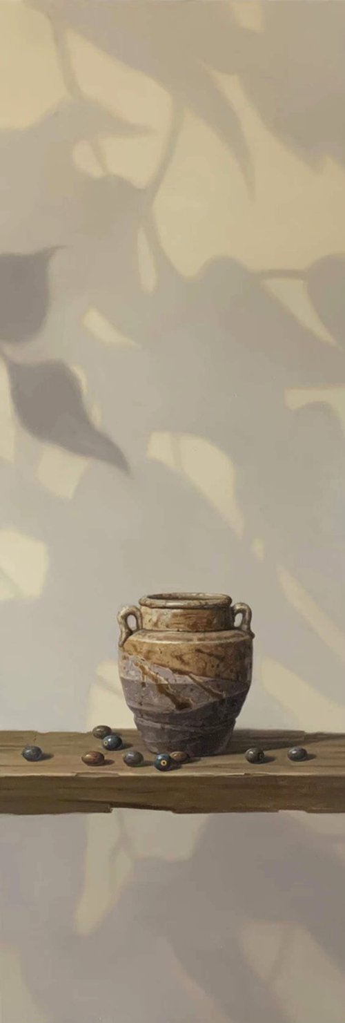 Still life:Zen art t193 by Kunlong Wang