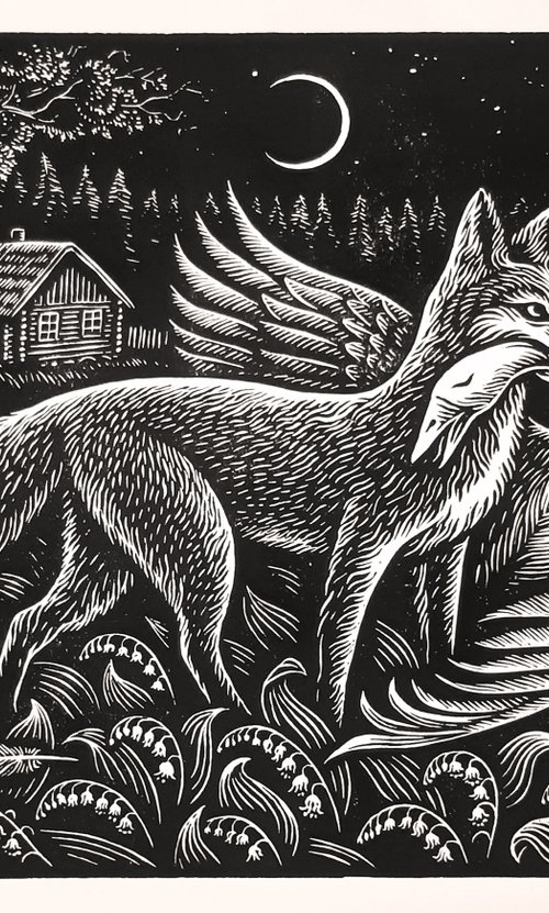 Fox and goose by Valdis Baskirovs