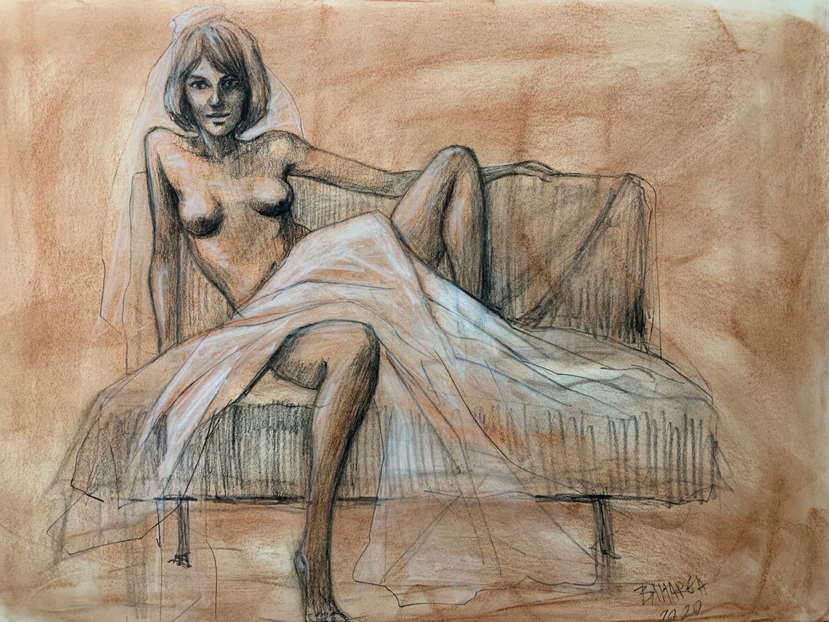 Life Drawing 2020 02 by Bahareh Kamankesh
