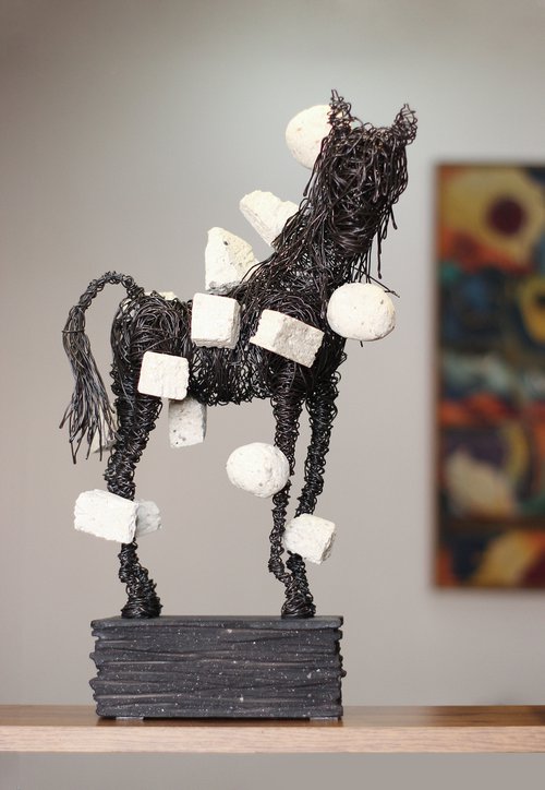 Horse with dots by Karen Axikyan