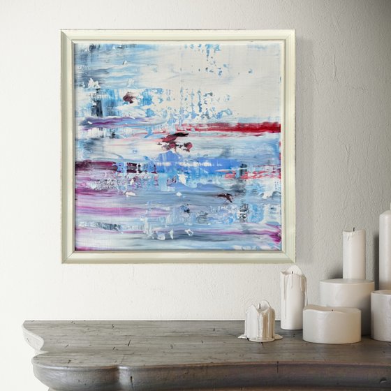 Silence between the waves. Diptych