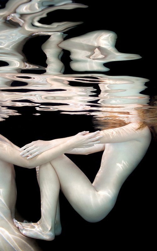 Porcelain - underwater photograph - from series Porcelain - print on paper by Alex Sher