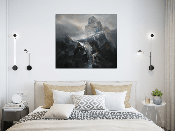 " Agartha -  On the path to Valhalla 4 "....SPECIAL PRICE !!! W 90 x H 80 cm