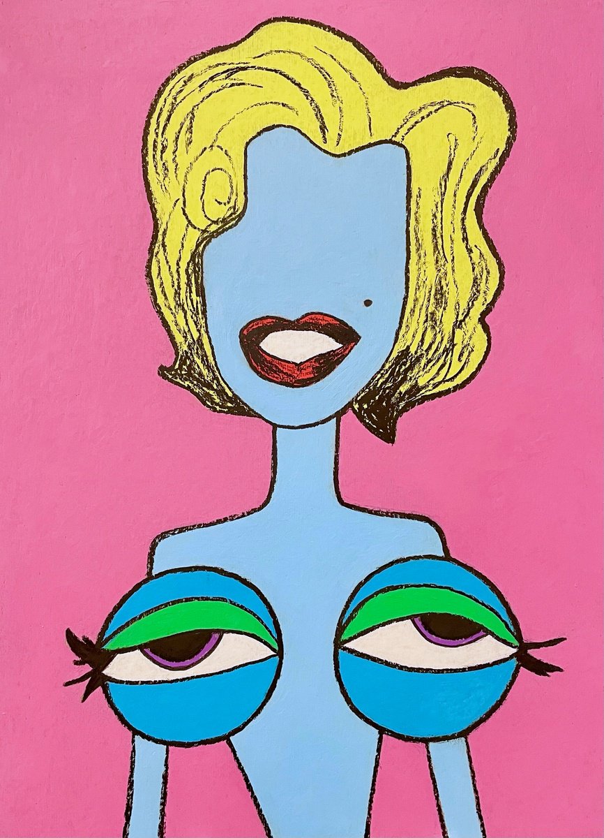 My tits love Warhol ver.7(Marilyn Monroe) by Ann Zhuleva