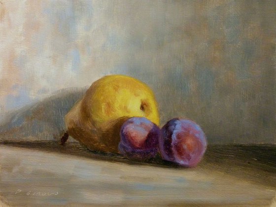 2 Plums and a Pear