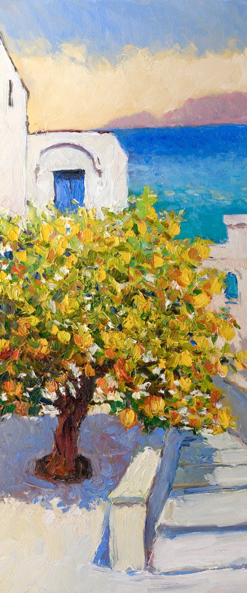 Greek Island, Lemon Tree by Suren Nersisyan