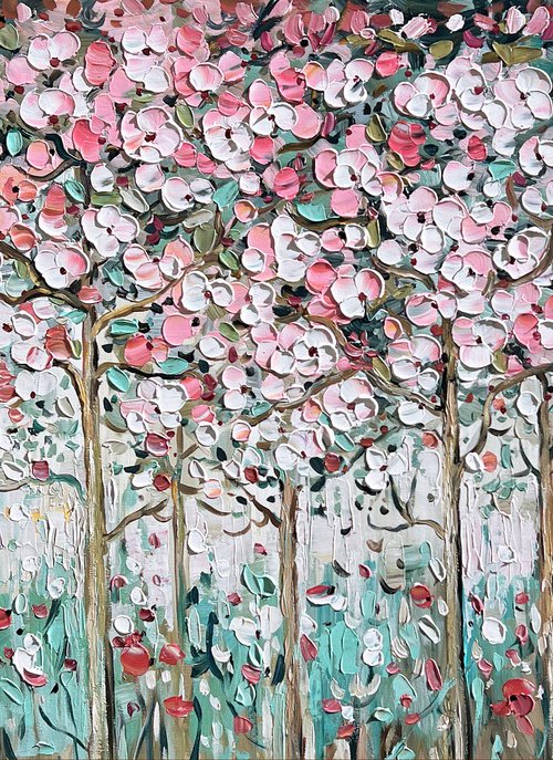 Cherry Blossom Garden by Lana Guise