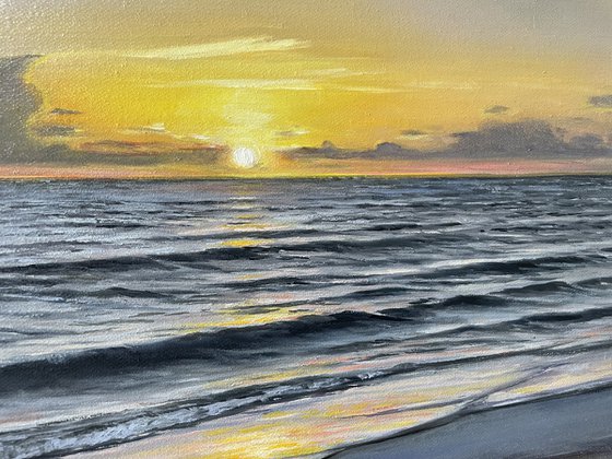 Ocean Sunset Wings of Freedom