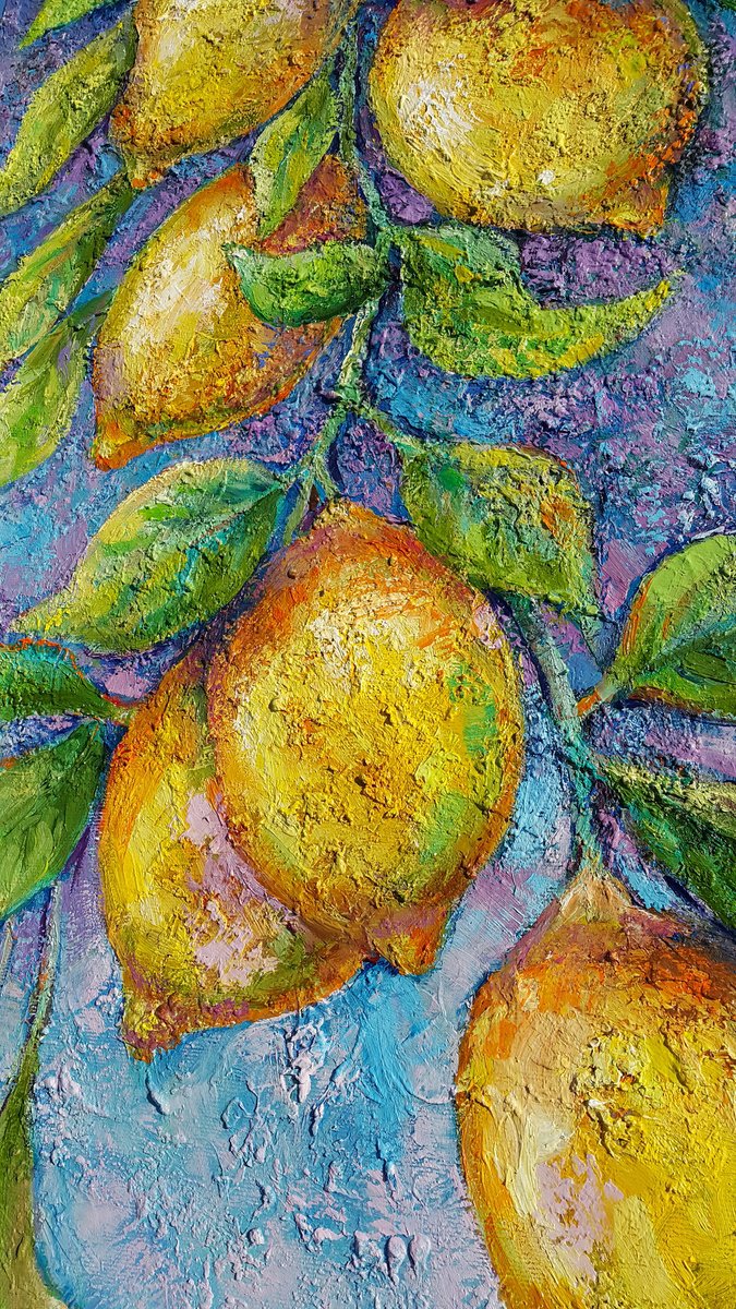 Lemon Symphony By Viktoria Lapteva, 16 X 24, Artwork For Sale On Artfinder