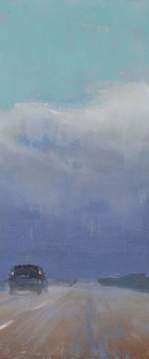 Foggy Date Oil on canvas by Bo Kravchenko by Bo Kravchenko