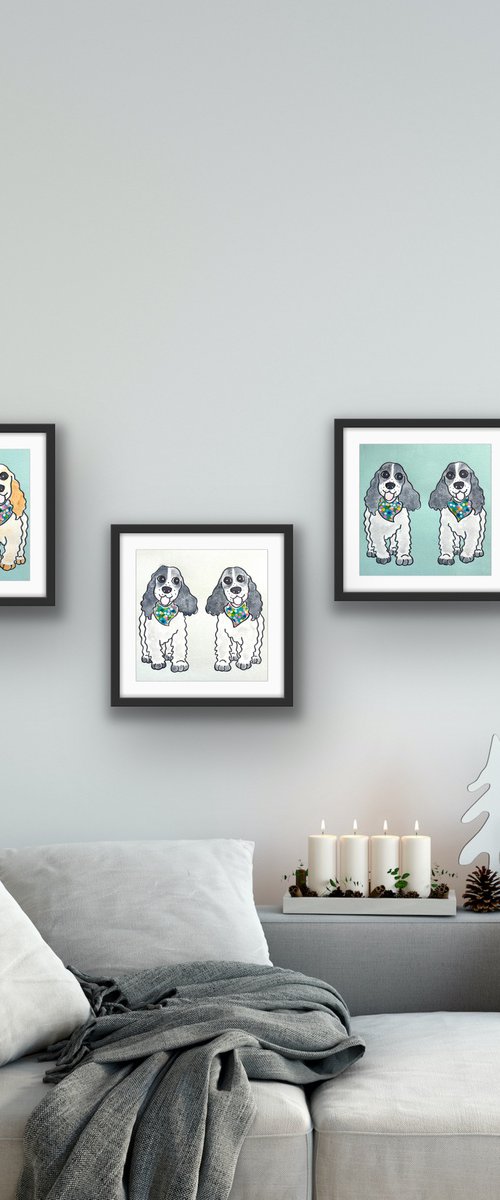 Special Spaniels by Nathalie Pymm Art