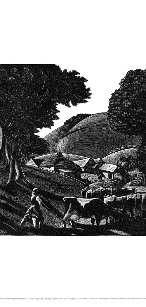 July: To the Milking by Clare Leighton