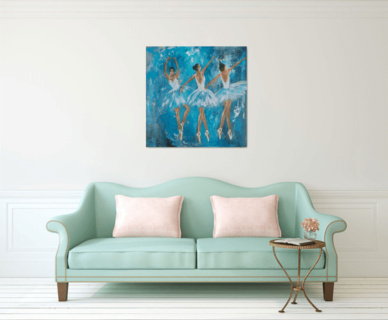 Dance in blue