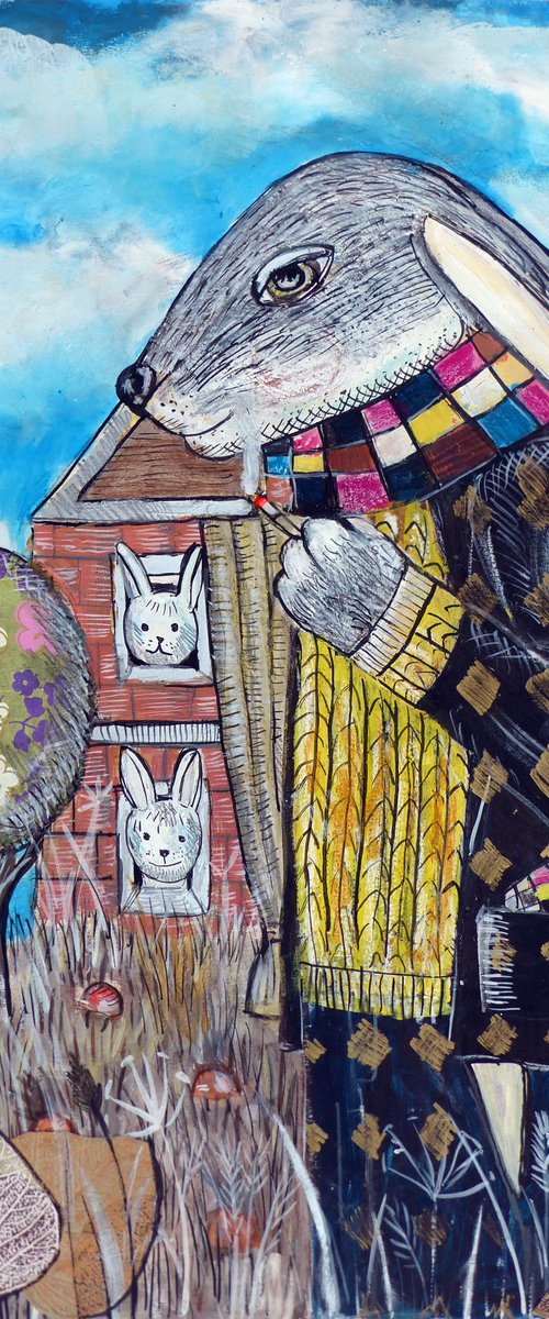Rabbit and his brothers by Elizabeth Vlasova