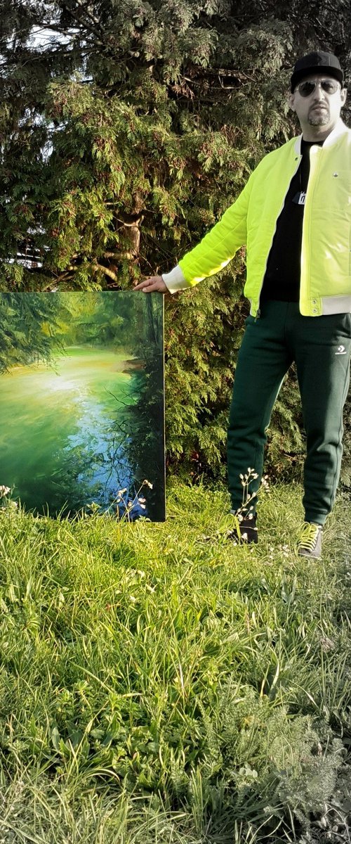 " Light Green Reflection " by Ivan  Grozdanovski