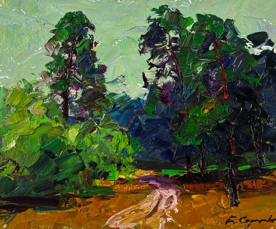 The Road to the Green Dense Forest