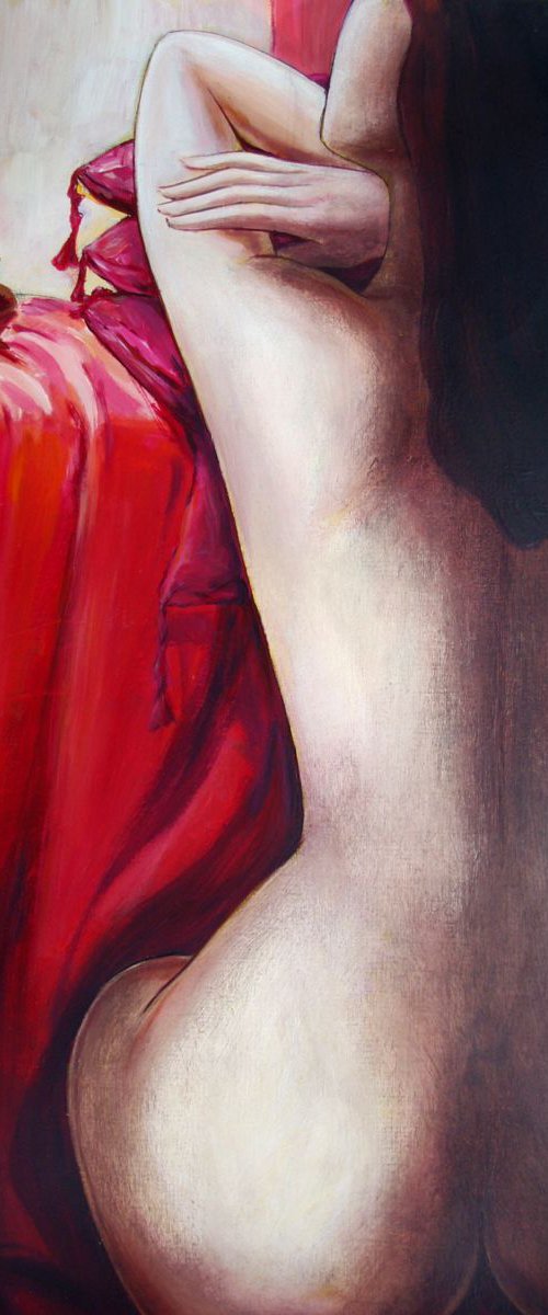 "Desire" - nude eroticm Contemporary Art, figurative by Joel Imen