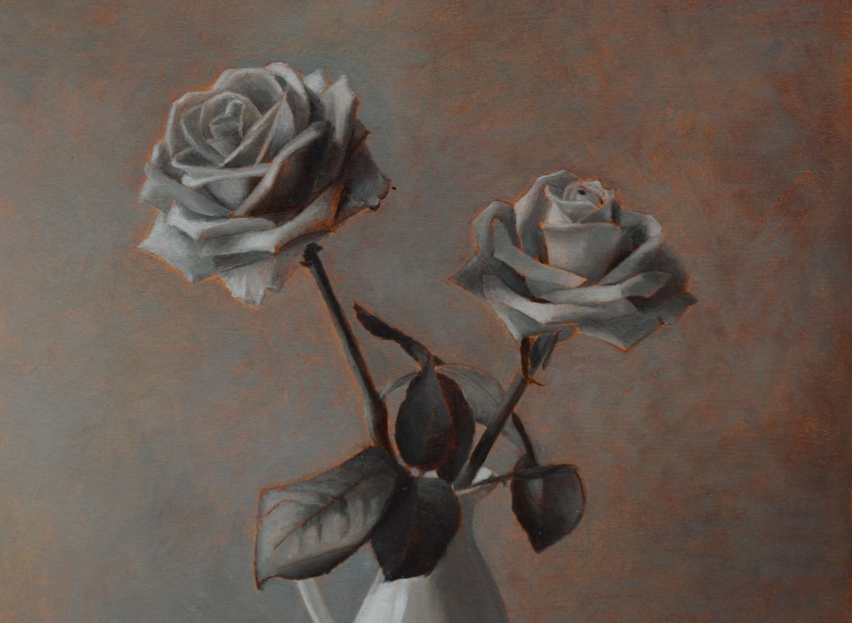 roses flemish still-life by Paola Ali