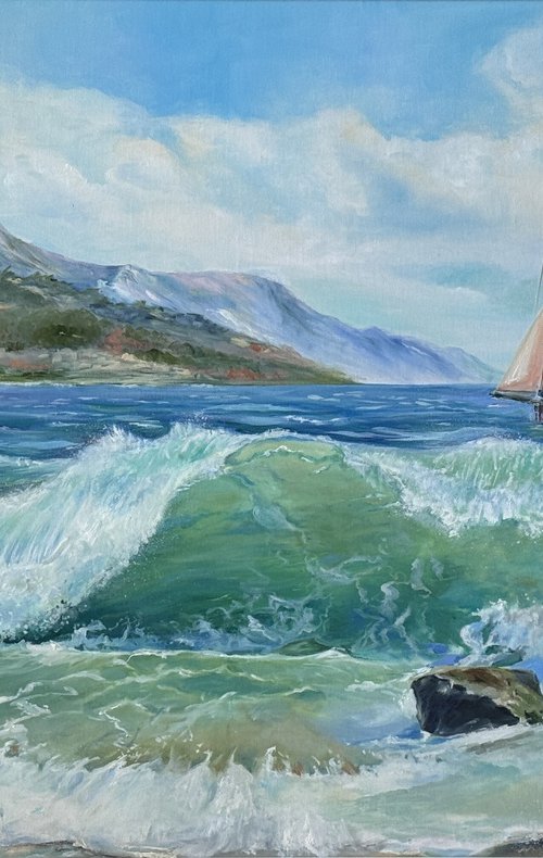 Whisper of the Emerald Wave by Irina Ponna