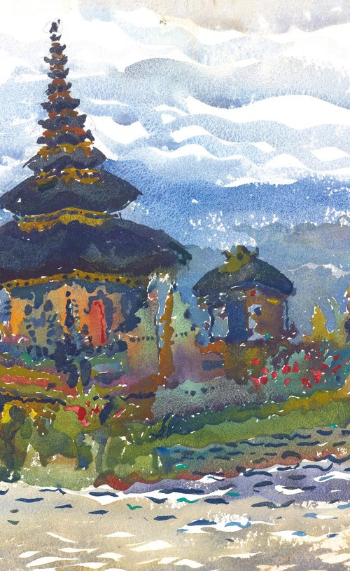 Ulun Danu Beratan Temple by Tanbelia