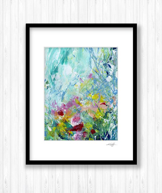Garden Song 3 - Abstract Flower Art by Kathy Morton Stanion