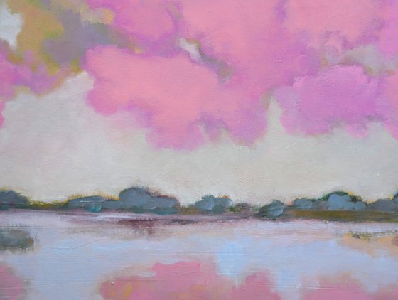 Pinks above the Lake.