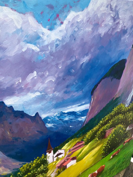 Lauterbrunnen. Whisper of mountains