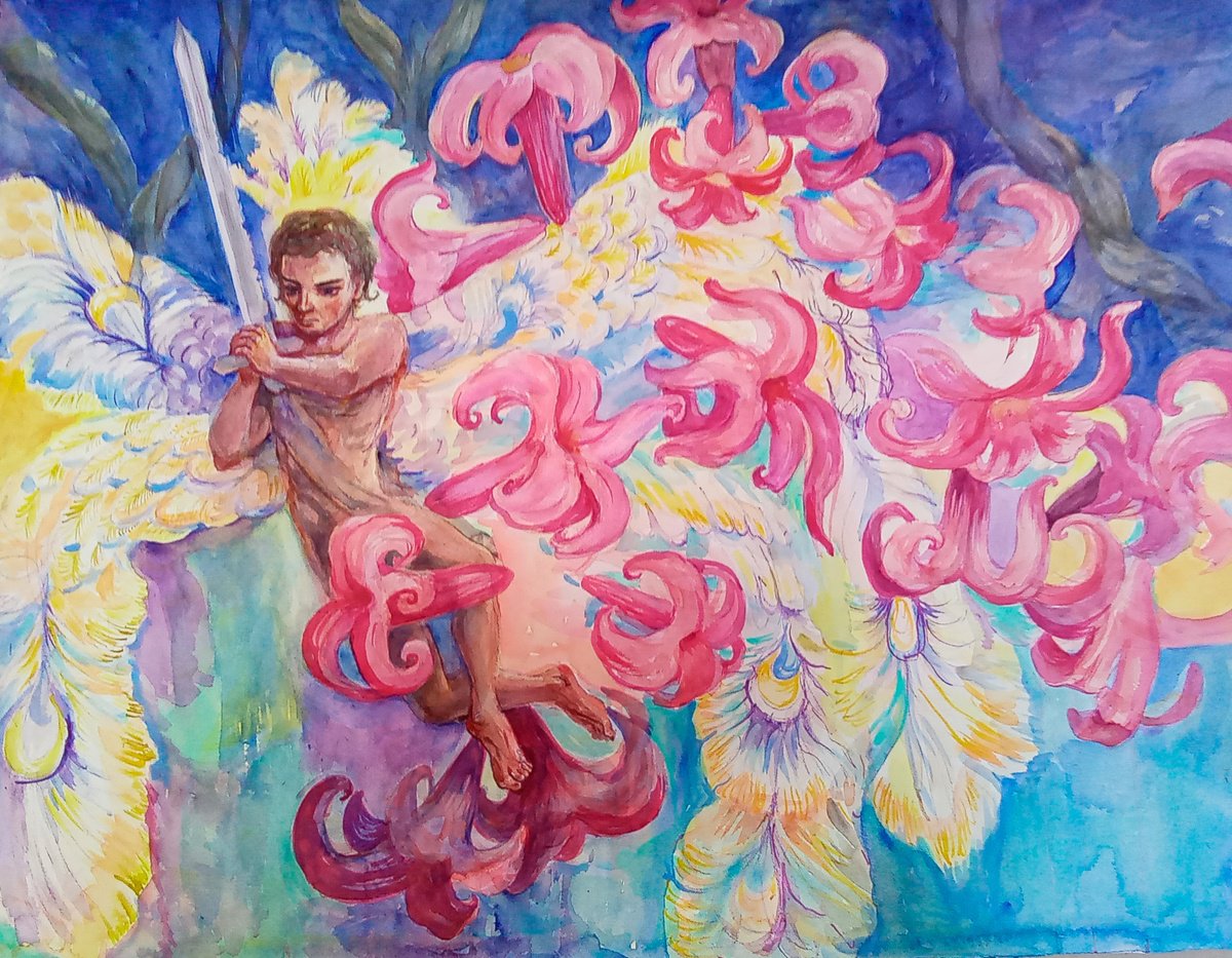 Angel of Hyacinth by Velta Emilija Platupe