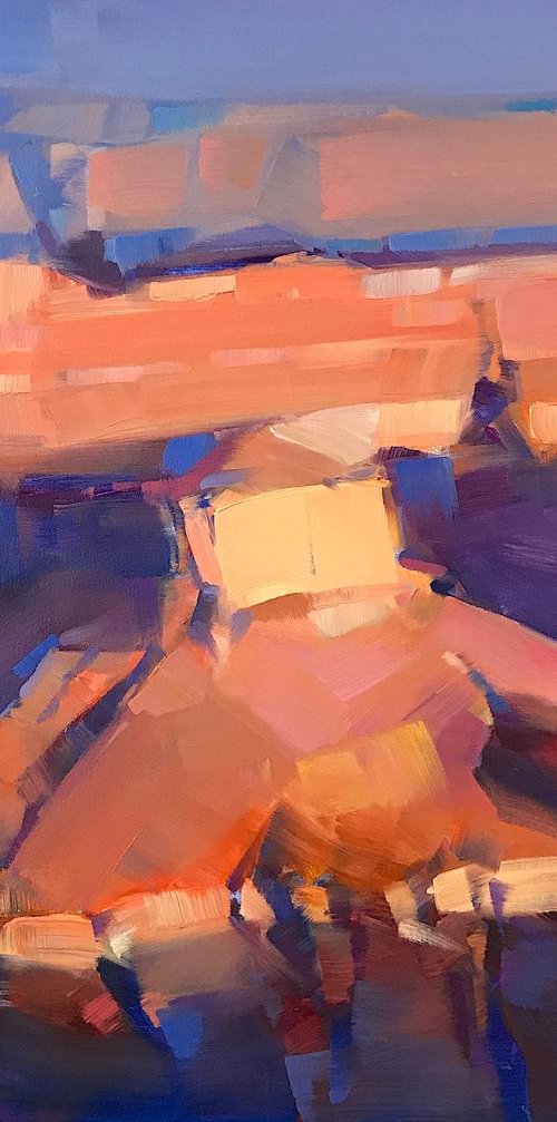 Grand Canyon, Handmade oil painting One of a kind by Vahe Yeremyan