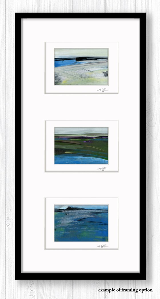 Journey Collection 7 - 3 Landscape Paintings by Kathy Morton Stanion