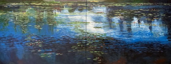 Pond and lilies IV