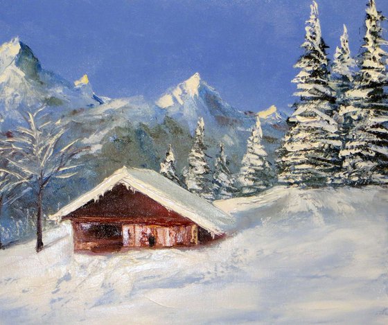 Heritage Series: Alpine Glow — Winter Peak